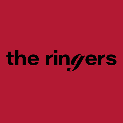 "The Ringers" with red background 