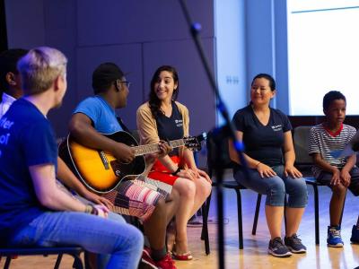 Students in a classroom setting