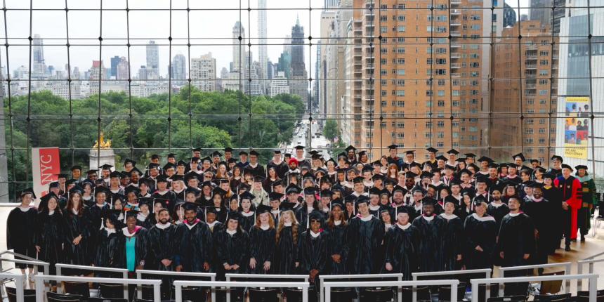 Berklee NYC graduated its largest class of master scholars at the 2024 Commencement ceremony