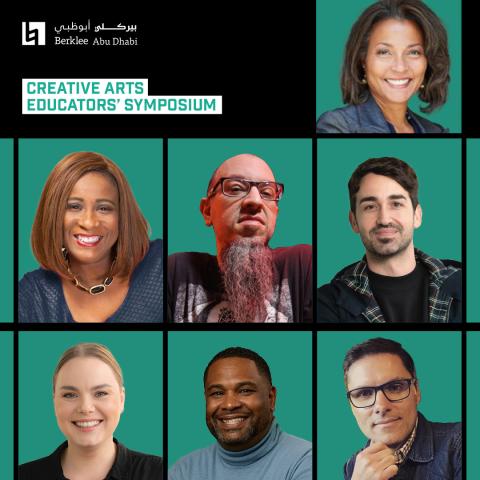 Flyer for Berklee Abu Dhabi Creative Arts Educators' Symposium