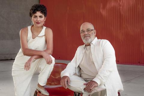 Gaia Wilmer and Jacques Morelembaum