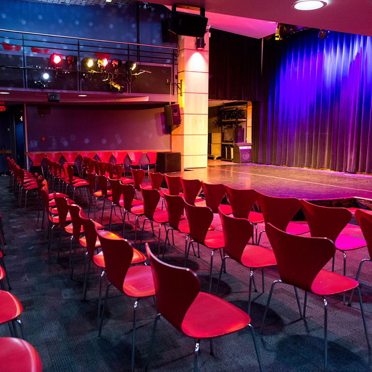 Interior of the David Friend Recital Hall